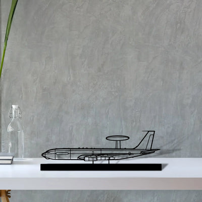 e-3c-sentry-3 Silhouette Metal Art Stand - Turbo Silhouette