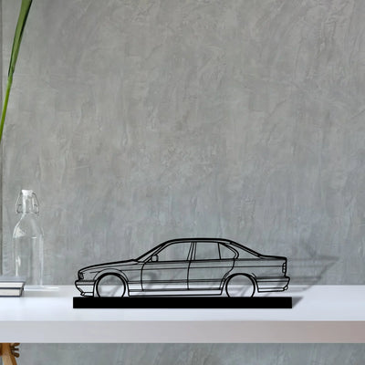 e34-m5 Silhouette Metal Art Stand - Turbo Silhouette