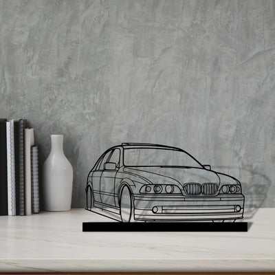 e39 Silhouette Metal Art Stand - Turbo Silhouette
