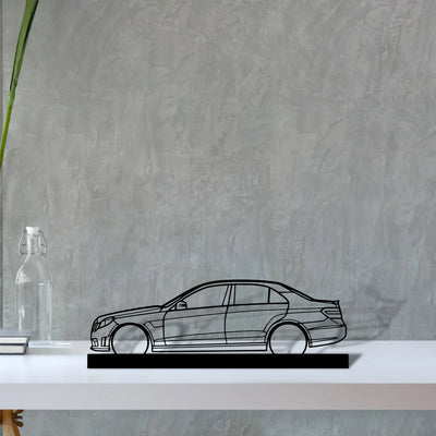 e63-amg Silhouette Metal Art Stand - Turbo Silhouette