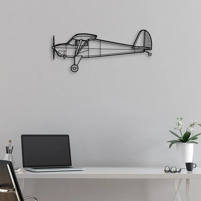 Eagle II Classic Aircraft Silhouette Metal Wall Art - Aviation Hangar Decor