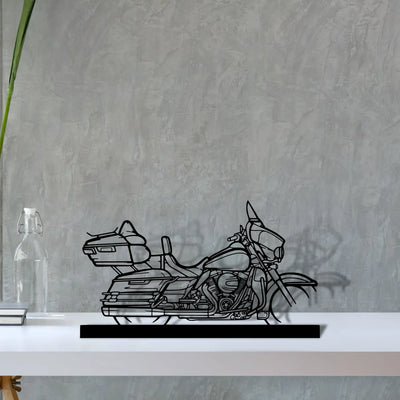 electra-glide-2 Silhouette Metal Art Stand - Turbo Silhouette