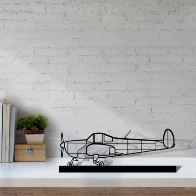 ercoupe-415-c Silhouette Metal Art Stand - Turbo Silhouette