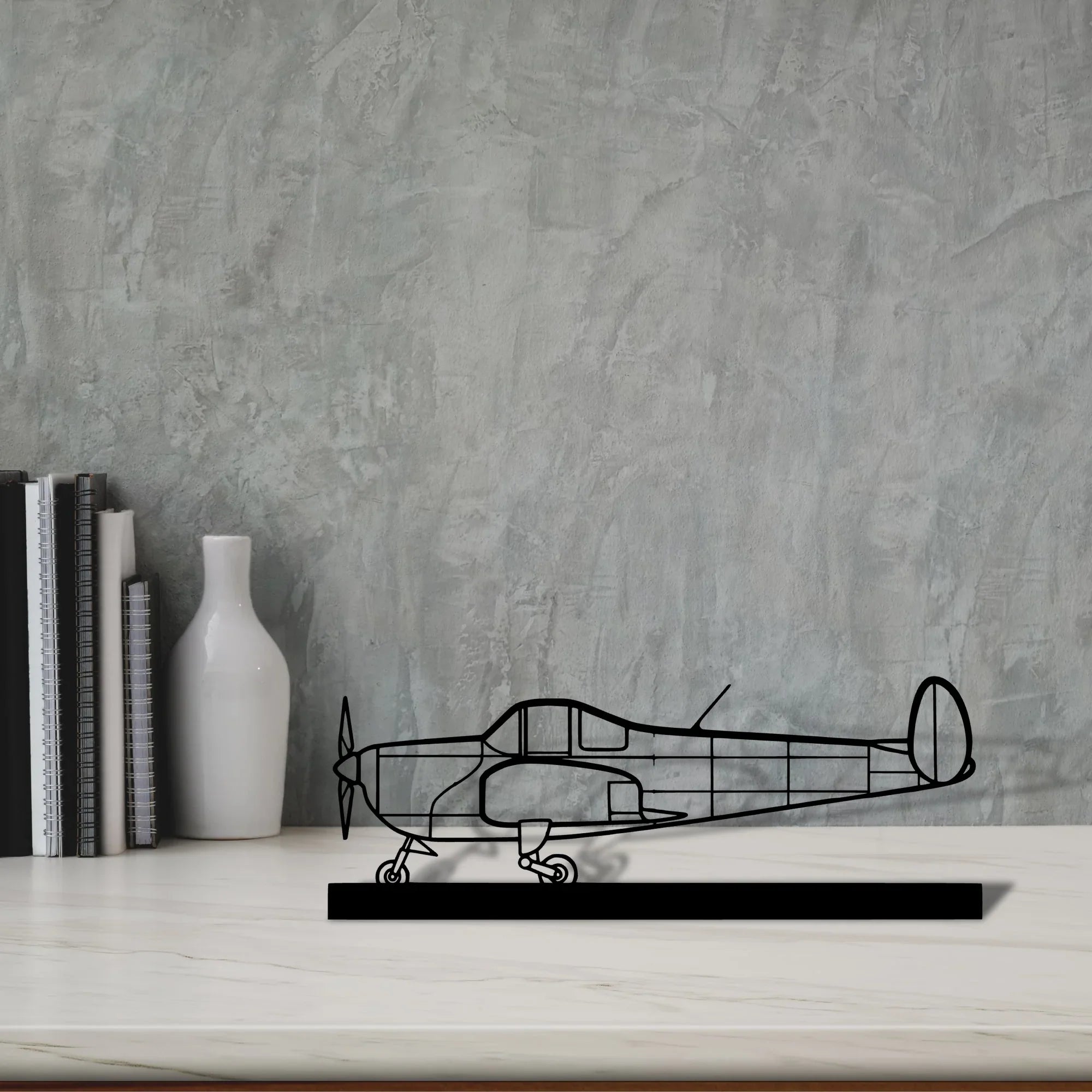 ercoupe-415-c Silhouette Metal Art Stand - Turbo Silhouette