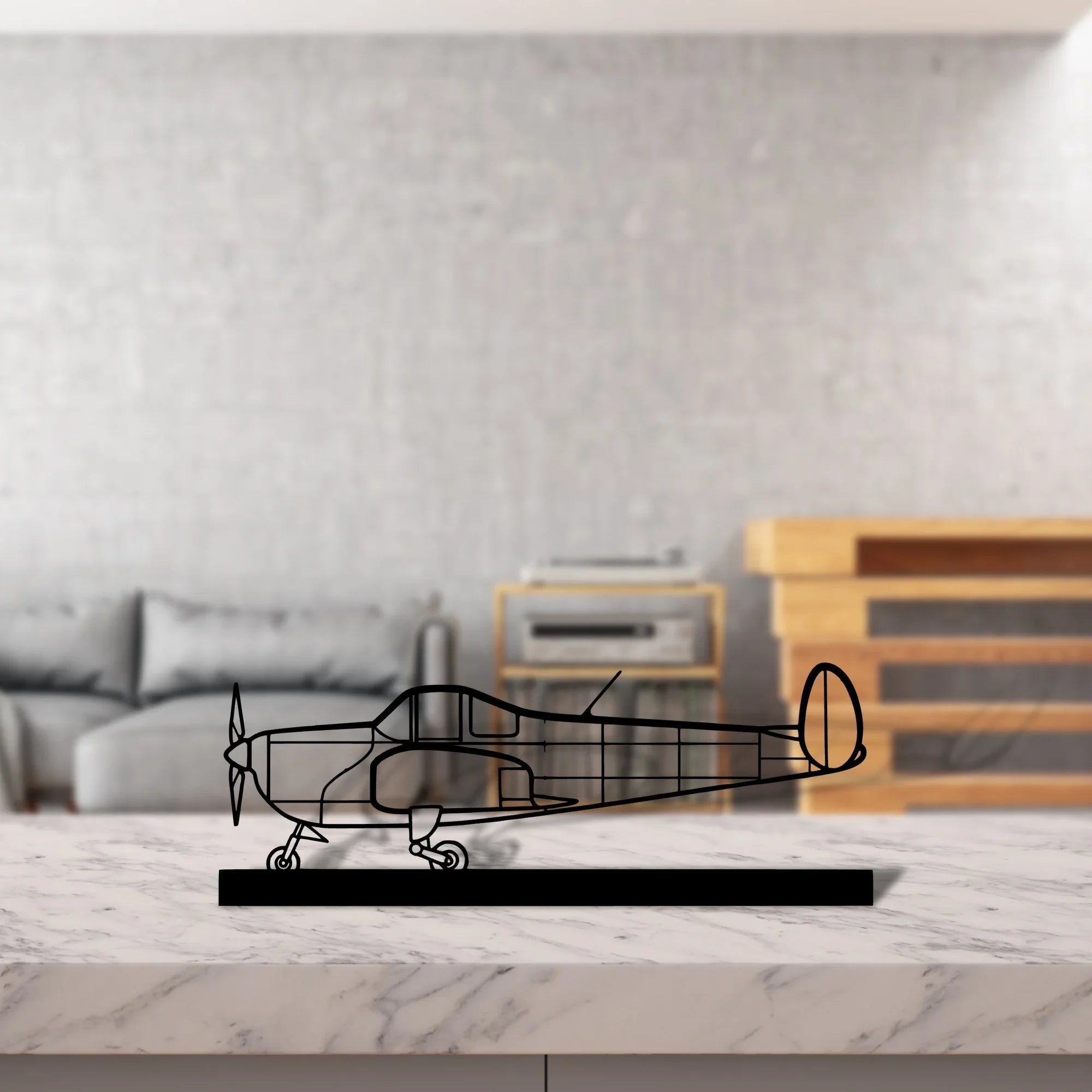 ercoupe-415-c Silhouette Metal Art Stand - Turbo Silhouette