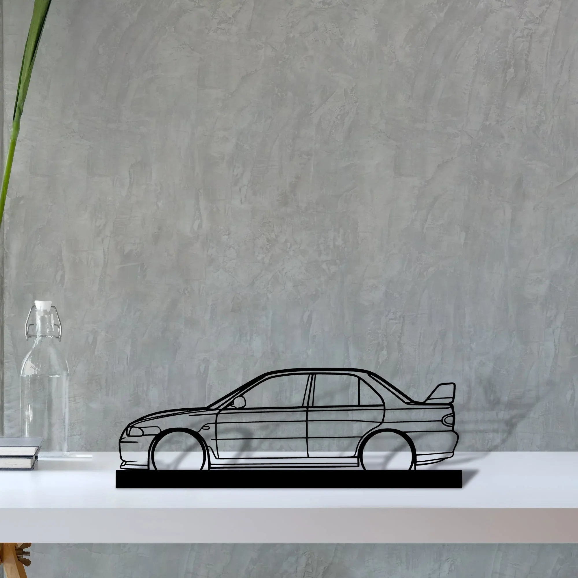 evo-3 Silhouette Metal Art Stand - Turbo Silhouette