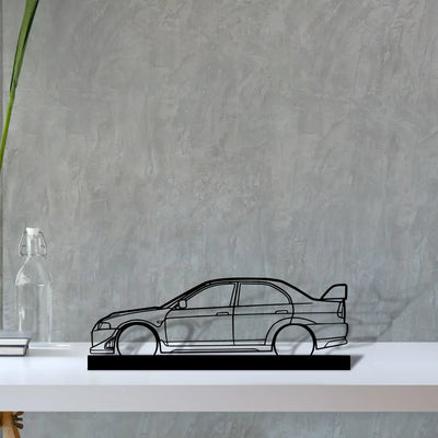 evo-vi Silhouette Metal Art Stand - Turbo Silhouette
