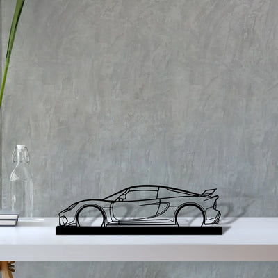 exige-390 Silhouette Metal Art Stand - Turbo Silhouette