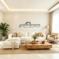 F-100 Classic Silhouette Metal Wall Art - Classic Car Garage Decor