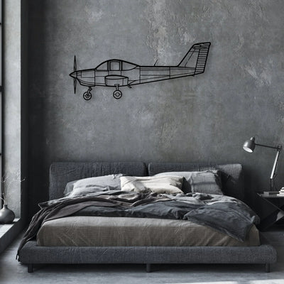 F-15E Strike Eagle Classic Aircraft Silhouette Metal Wall Art - Aviation Hangar Decor