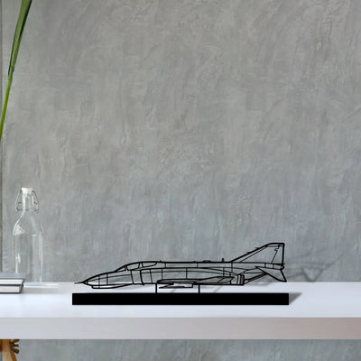 f-4-phantom-2 Silhouette Metal Art Stand - Turbo Silhouette