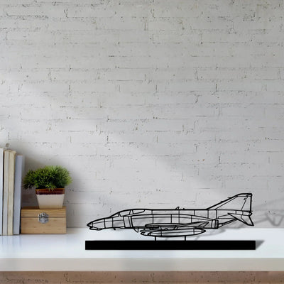 f-4b-phantom-2-navy Silhouette Metal Art Stand - Turbo Silhouette