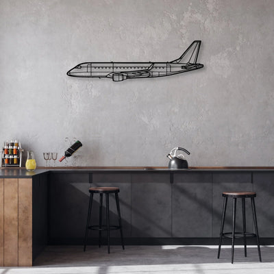 F-4E Phantom Classic Aircraft Silhouette Metal Wall Art - Aviation Hangar Decor