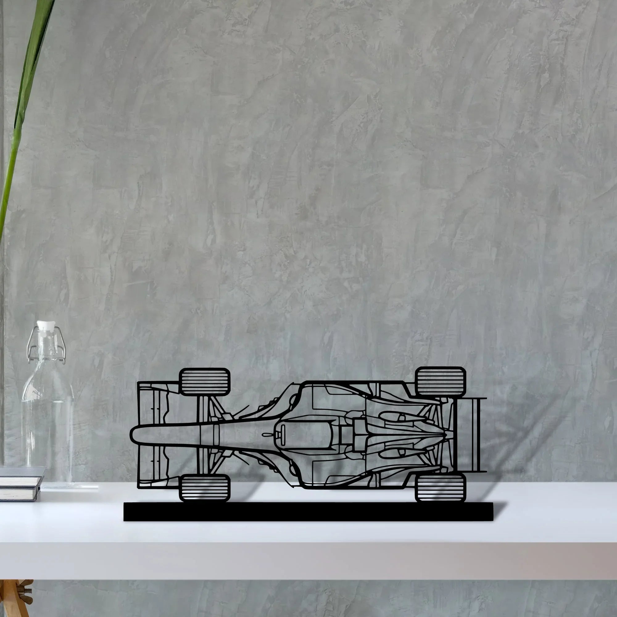 f1-2004 Silhouette Metal Art Stand - Turbo Silhouette