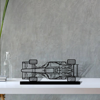 f1-2004 Silhouette Metal Art Stand - Turbo Silhouette