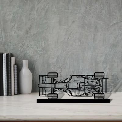 f1-2004 Silhouette Metal Art Stand - Turbo Silhouette