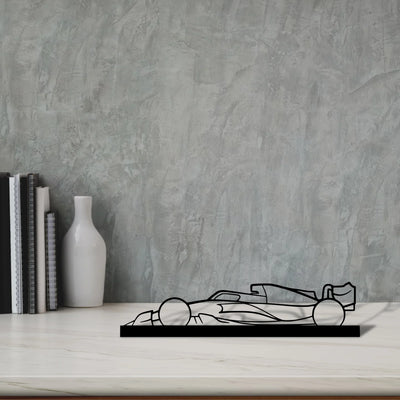 f1-2022-2023 Silhouette Metal Art Stand - Turbo Silhouette