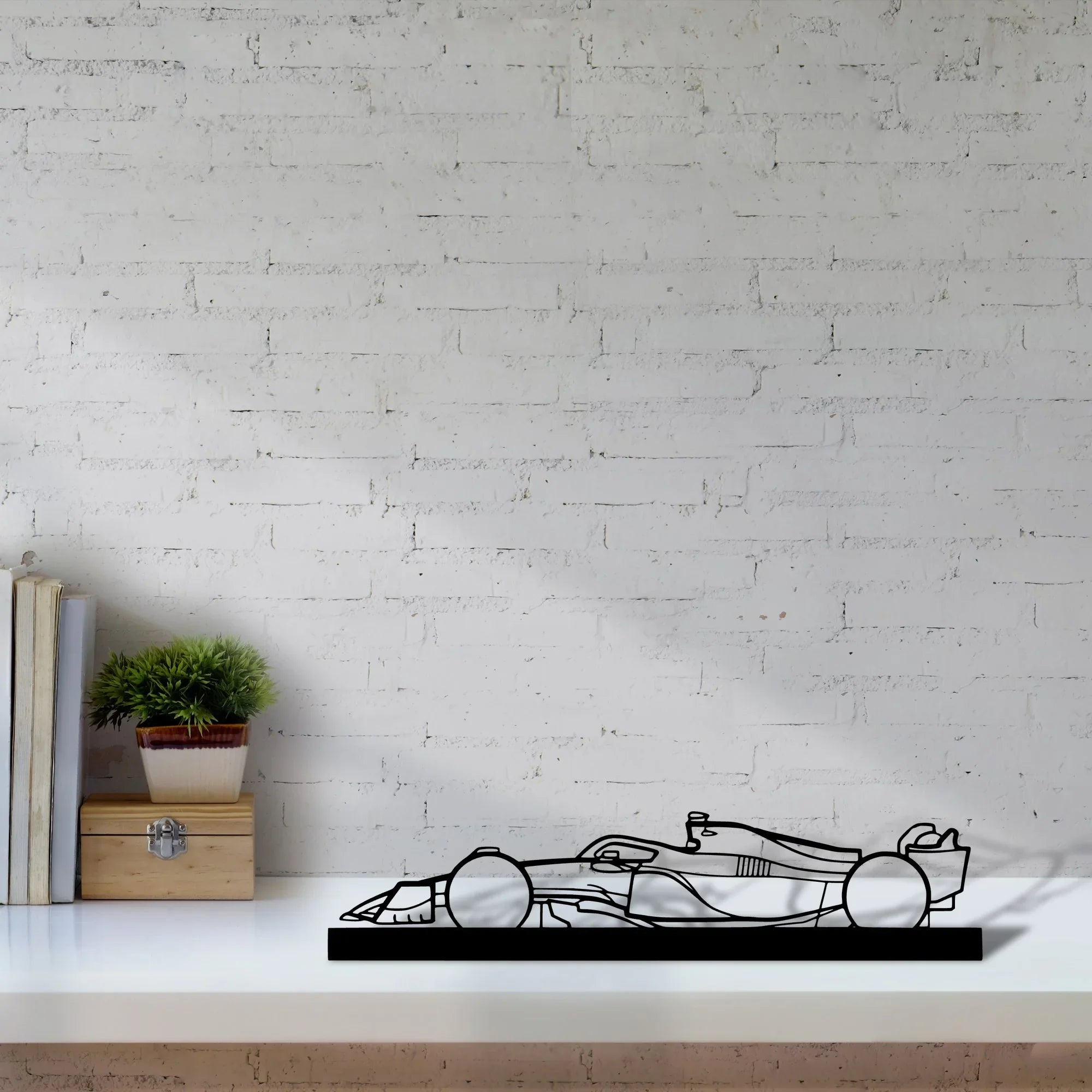 f1-2022-mercedes-2 Silhouette Metal Art Stand - Turbo Silhouette
