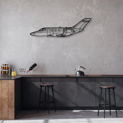 F35C Lightning LI Classic Aircraft Silhouette Metal Wall Art - Aviation Hangar Decor