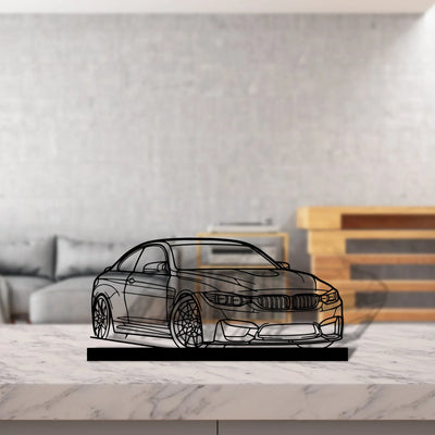 f82-m4 Silhouette Metal Art Stand - Turbo Silhouette