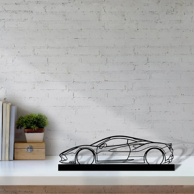 f8 Silhouette Metal Art Stand - Turbo Silhouette