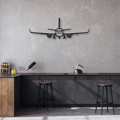 Falco F8L Classic Aircraft Silhouette Metal Wall Art - Aviation Hangar Decor