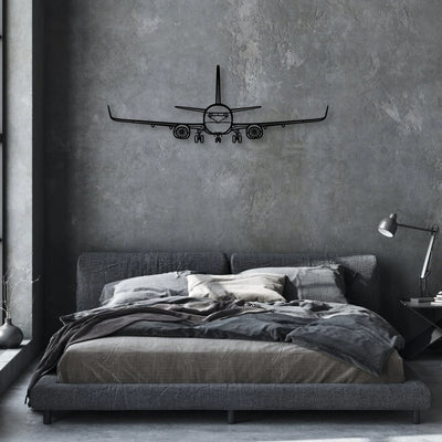 Falco F8L Classic Aircraft Silhouette Metal Wall Art - Aviation Hangar Decor