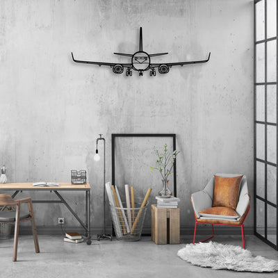 Falco F8L Classic Aircraft Silhouette Metal Wall Art - Aviation Hangar Decor