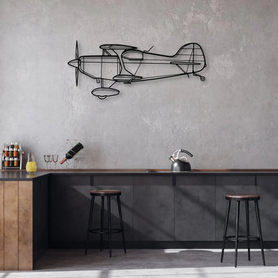 Falcon 900EX Classic Aircraft Silhouette Metal Wall Art - Aviation Hangar Decor