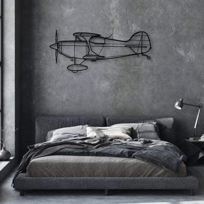 Falcon 900EX Classic Aircraft Silhouette Metal Wall Art - Aviation Hangar Decor