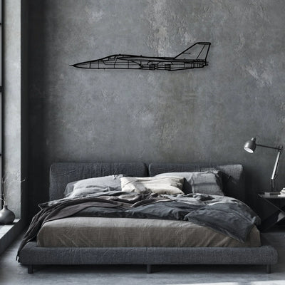 FB-111F Aardvark Classic Aircraft Silhouette Metal Wall Art - Aviation Hangar Decor