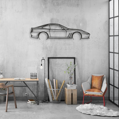 ferrari-550-maranello Classic Silhouette Metal Wall Art - Automotive Garage Decor