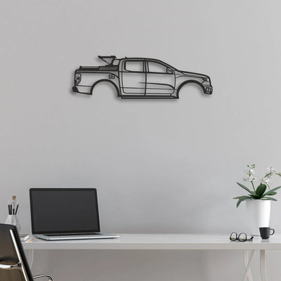 ford-f150 Classic Silhouette Metal Wall Art - Automotive Garage Decor