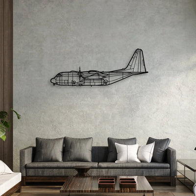 G550 Classic Aircraft Silhouette Metal Wall Art - Aviation Hangar Decor