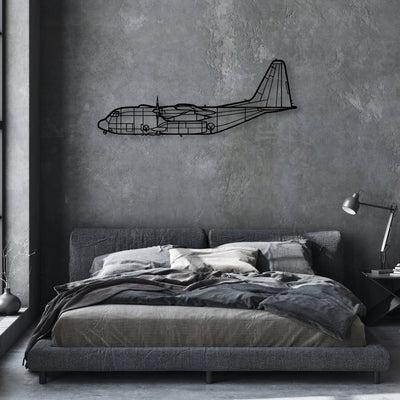 G550 Classic Aircraft Silhouette Metal Wall Art - Aviation Hangar Decor