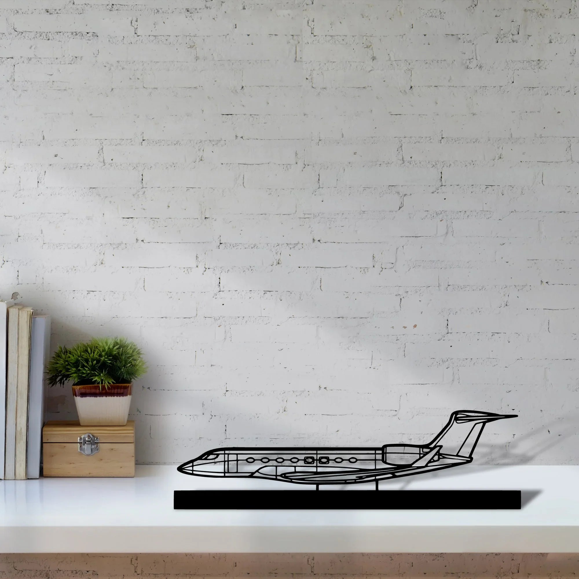 g650-3 Silhouette Metal Art Stand - Turbo Silhouette