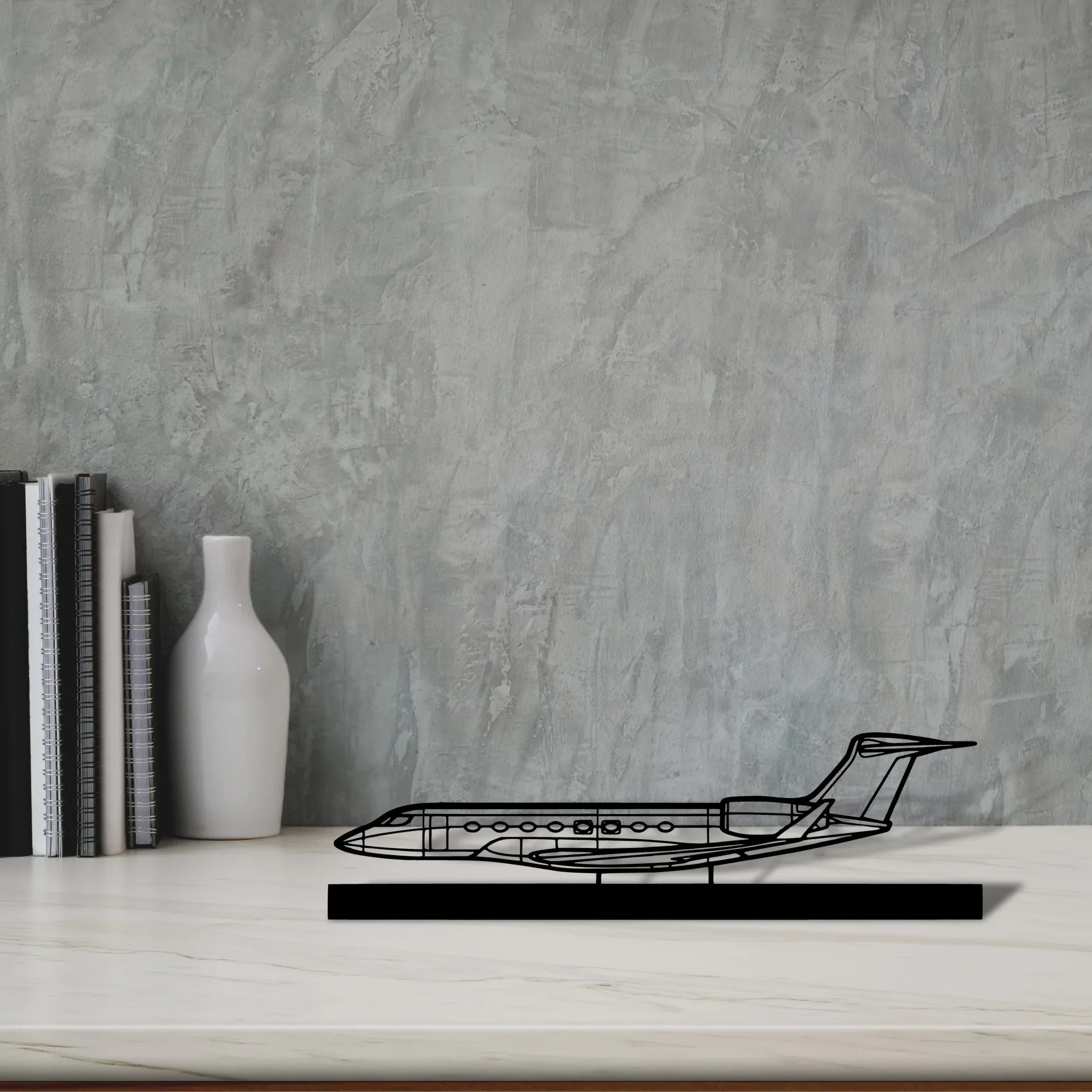 g650-3 Silhouette Metal Art Stand - Turbo Silhouette