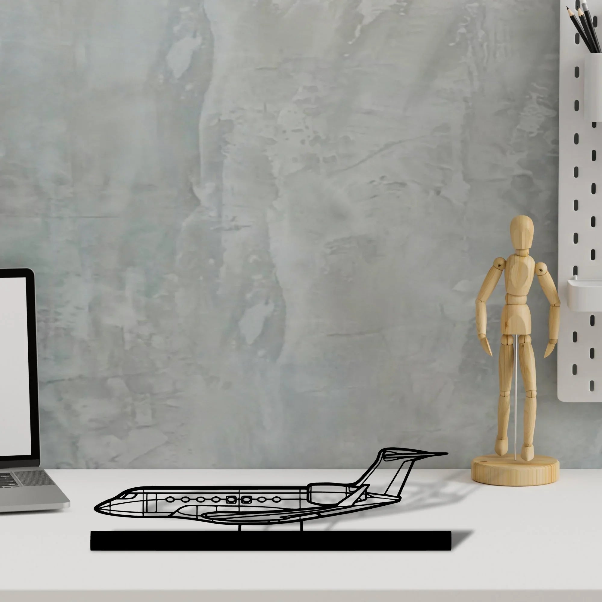 g650-3 Silhouette Metal Art Stand - Turbo Silhouette