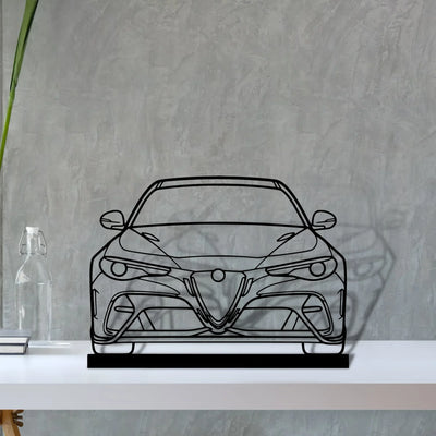 giulia-gtam-2020 Silhouette Metal Art Stand - Turbo Silhouette