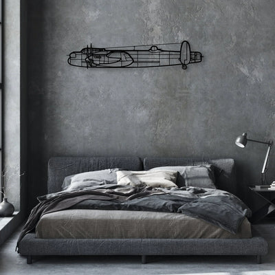Global 7500 Classic Aircraft Silhouette Metal Wall Art - Aviation Hangar Decor