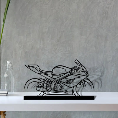 gsx-r-1000 Silhouette Metal Art Stand - Turbo Silhouette