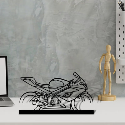 gsx-r-1000 Silhouette Metal Art Stand - Turbo Silhouette
