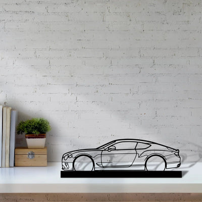 gt-continental Silhouette Metal Art Stand - Turbo Silhouette