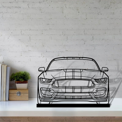 gt350 Silhouette Metal Art Stand - Turbo Silhouette
