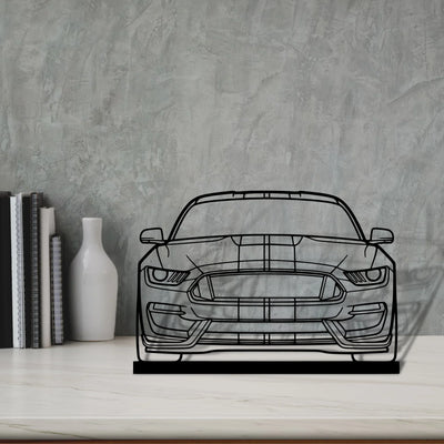 gt350 Silhouette Metal Art Stand - Turbo Silhouette