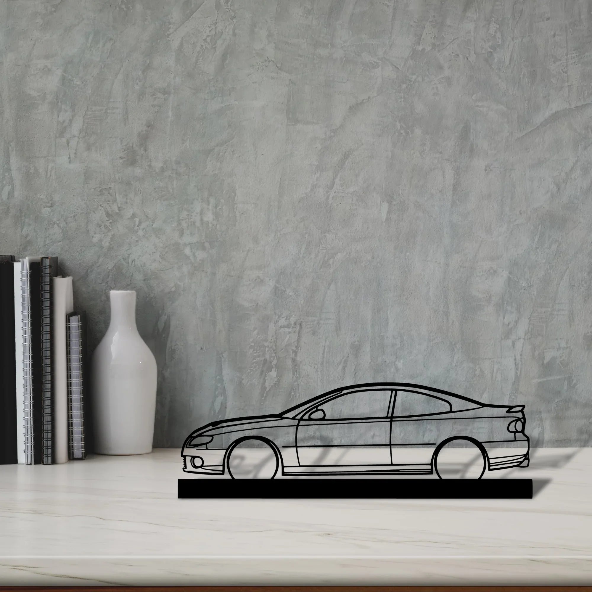 gto-2006 Silhouette Metal Art Stand - Turbo Silhouette