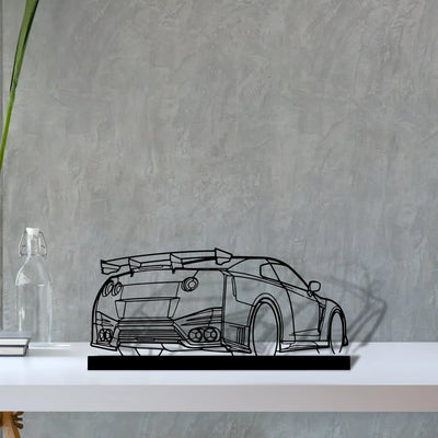 gtr-nismo Silhouette Metal Art Stand - Turbo Silhouette