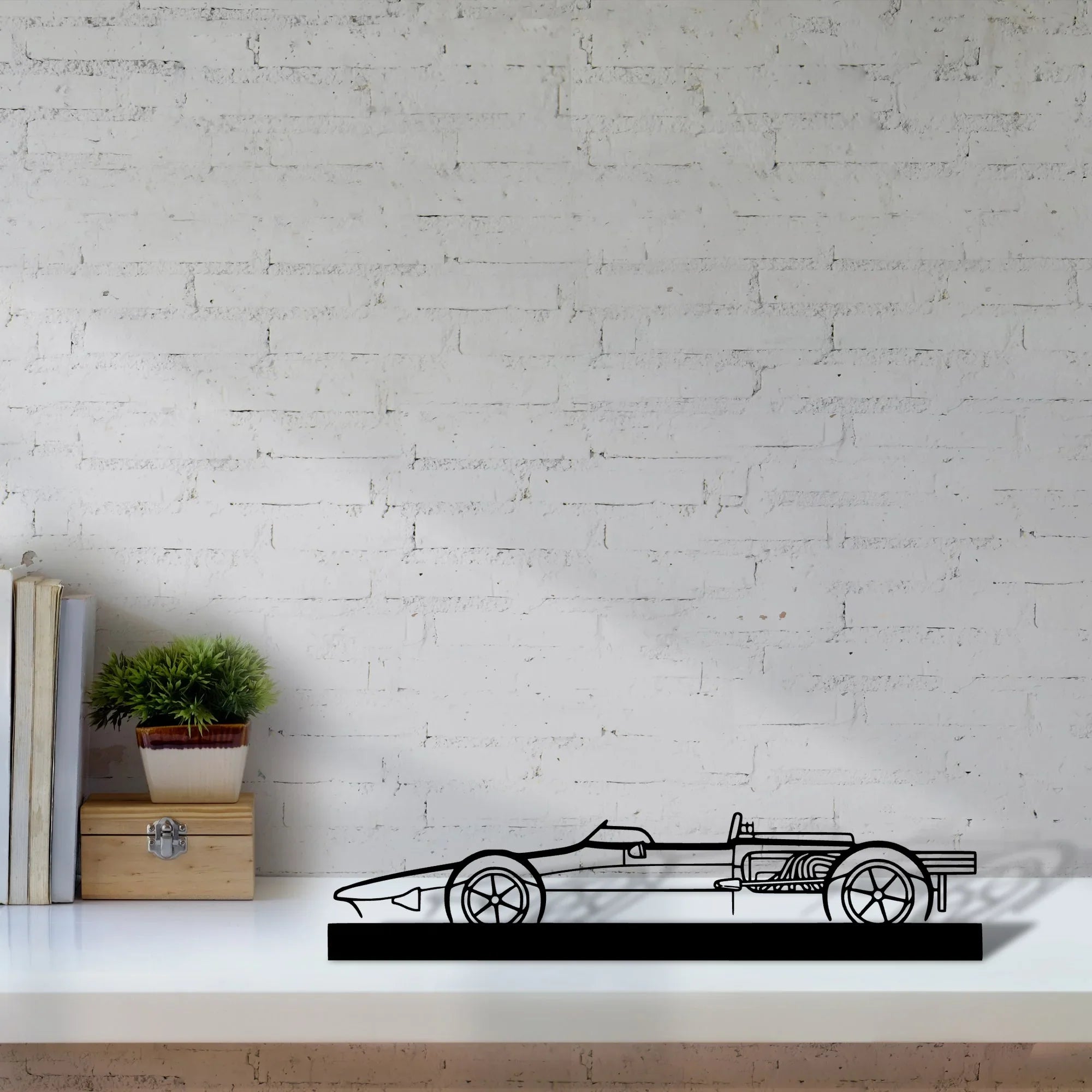 gurney-eagle-1967 Silhouette Metal Art Stand - Turbo Silhouette