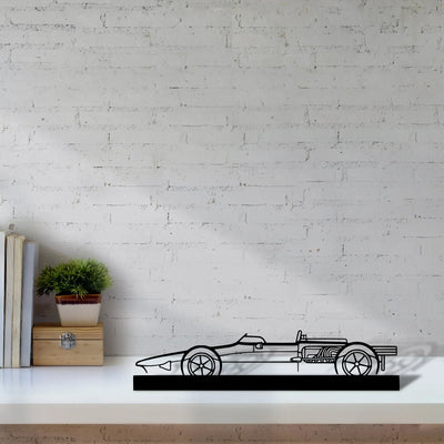 gurney-eagle-1967 Silhouette Metal Art Stand - Turbo Silhouette
