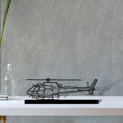 h125e Silhouette Metal Art Stand - Turbo Silhouette